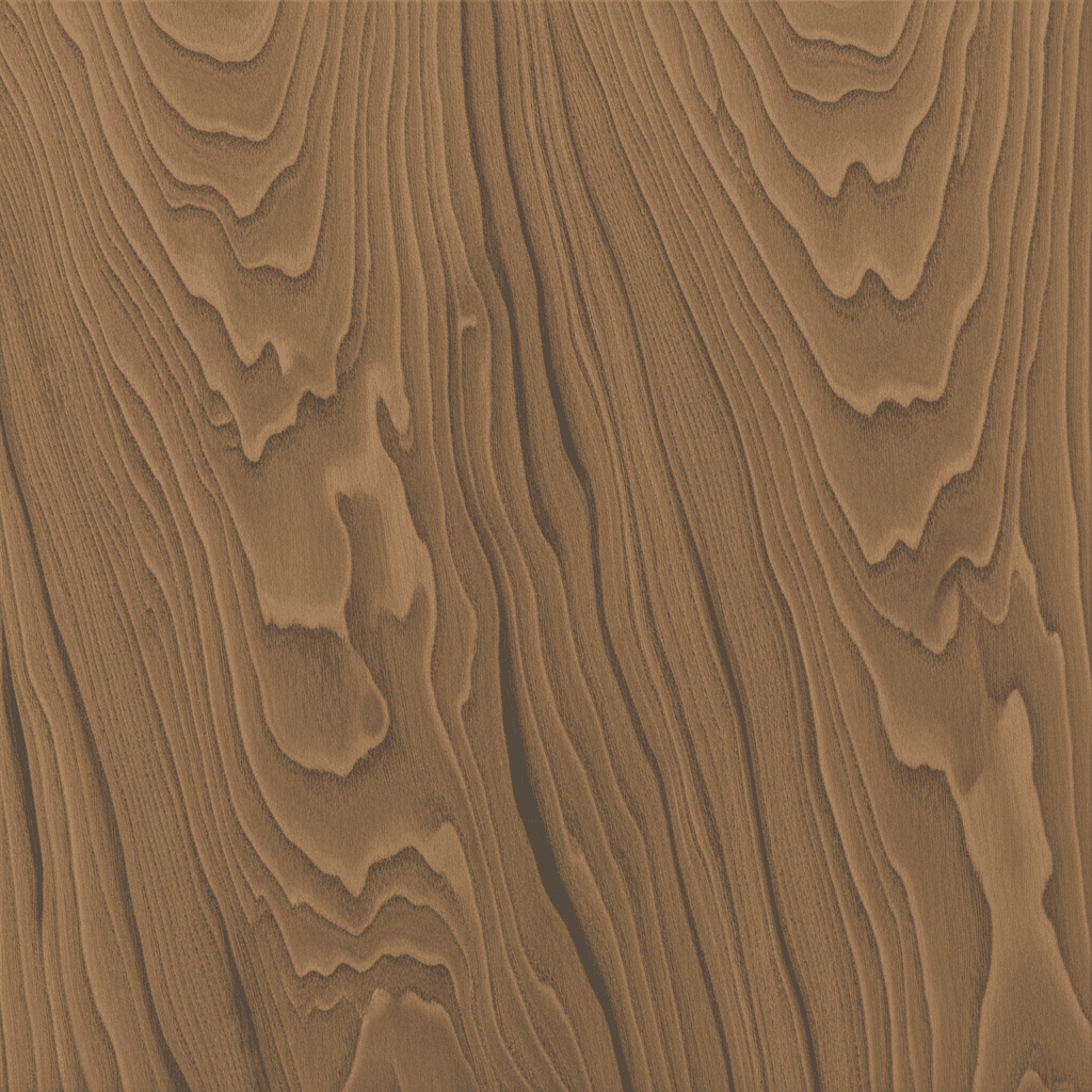 Custom cabinet door with visible wood grain